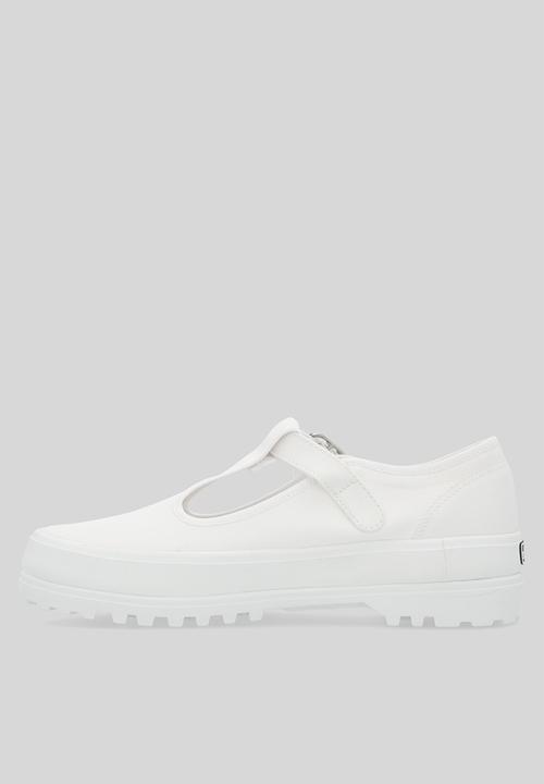 SUPERGA - 2541 Mary jane alpina buckle sandal - 901 white