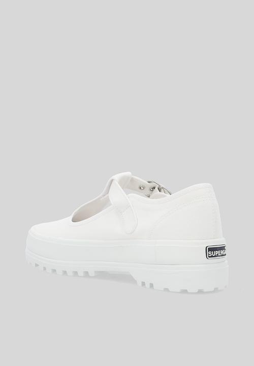SUPERGA - 2541 Mary jane alpina buckle sandal - 901 white