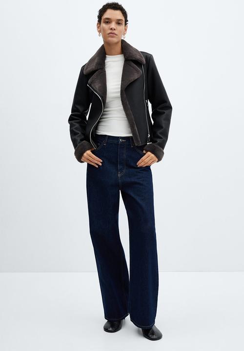 MANGO - Jacket cadi - black