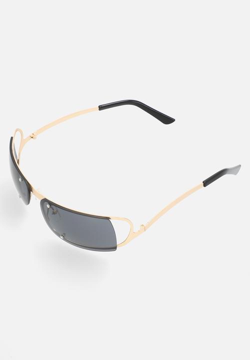Superbalist - Cassie rectangle sunglasses - black