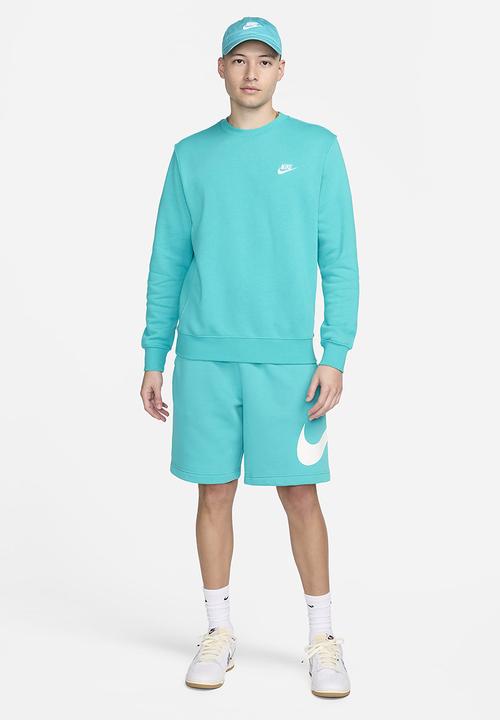 Nike - NSW Club Fleece Crew - Dusty Cactus/White