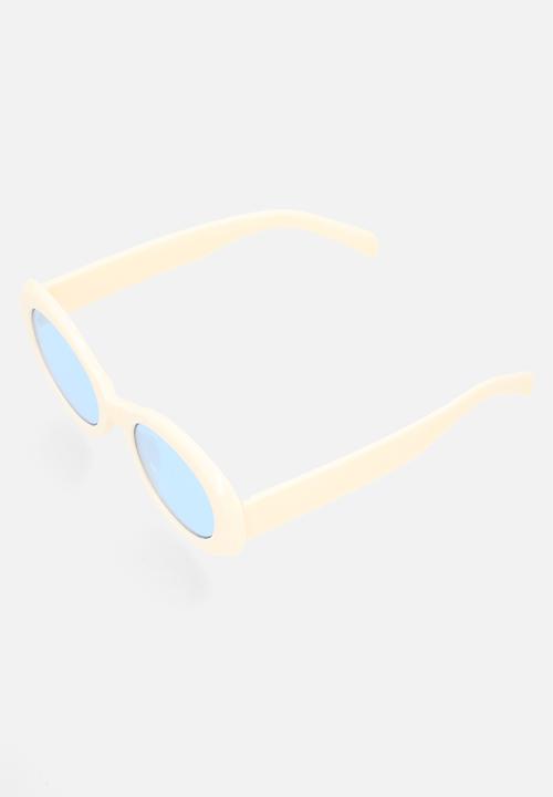 Superbalist - Nikki oval sunglasses - cream
