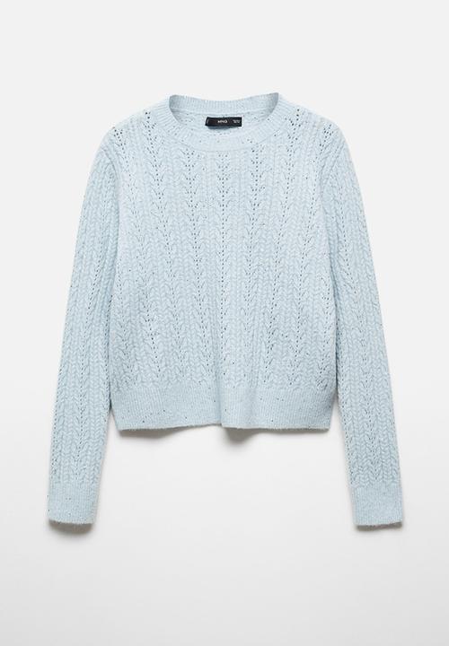 MANGO - Sweater billy - mid-blue