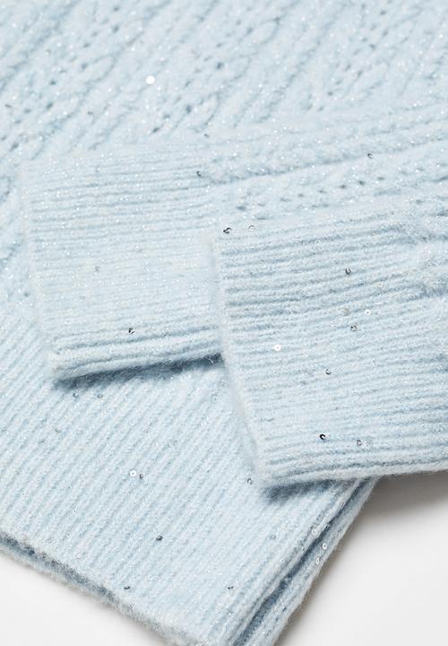MANGO - Sweater billy - mid-blue