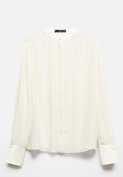 MANGO - Blouse Alice - Light Beige