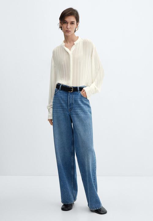 MANGO - Blouse Alice - Light Beige