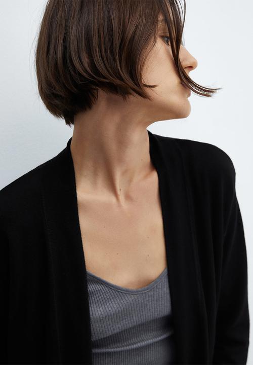 MANGO - Cardigan Alma - Black