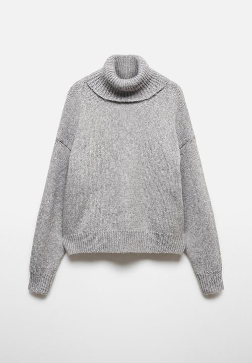 MANGO - Sweater amanda - medium gray