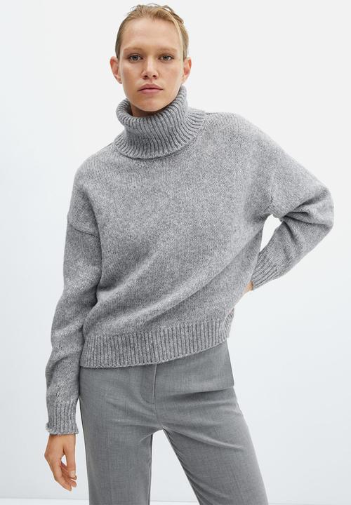 MANGO - Sweater amanda - medium gray