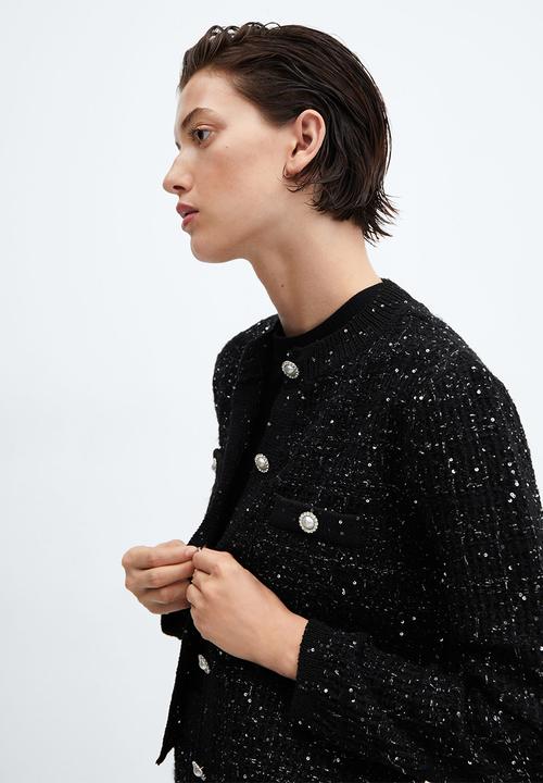 MANGO - Cardigan naomi - black