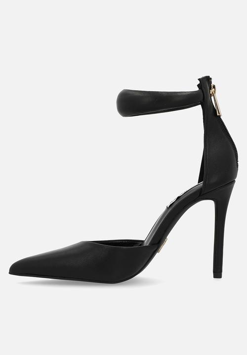 Steve Madden - Ele stiletto ankle strap - black