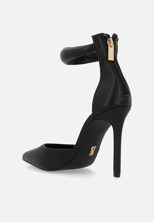 Steve Madden - Ele stiletto ankle strap - black