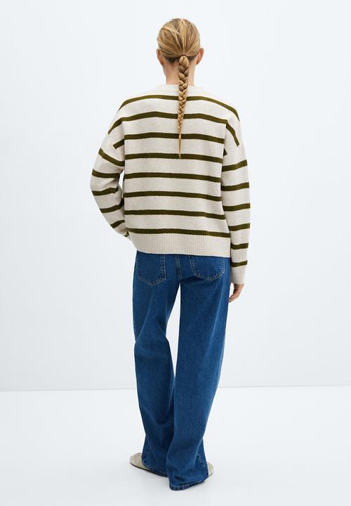 MANGO - Sweater marini - beige/khaki