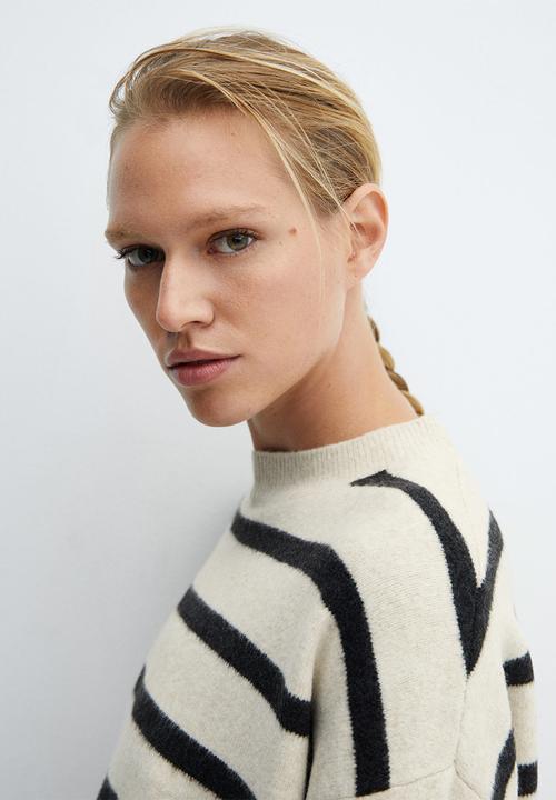 MANGO - Sweater marini - charcoal