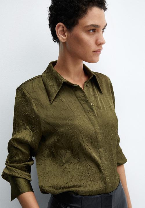 MANGO - Shirt Arru - Green