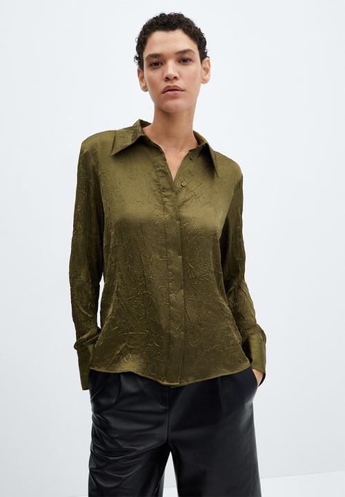 MANGO - Shirt Arru - Green