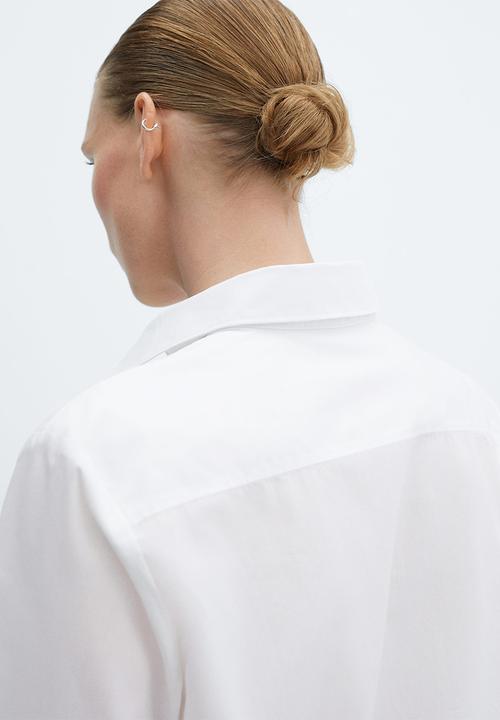 MANGO - Shirt Regu - Natural