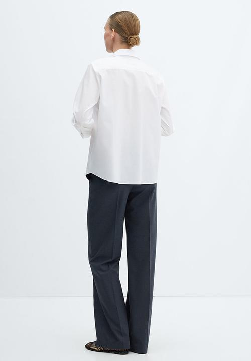 MANGO - Shirt Regu - Natural