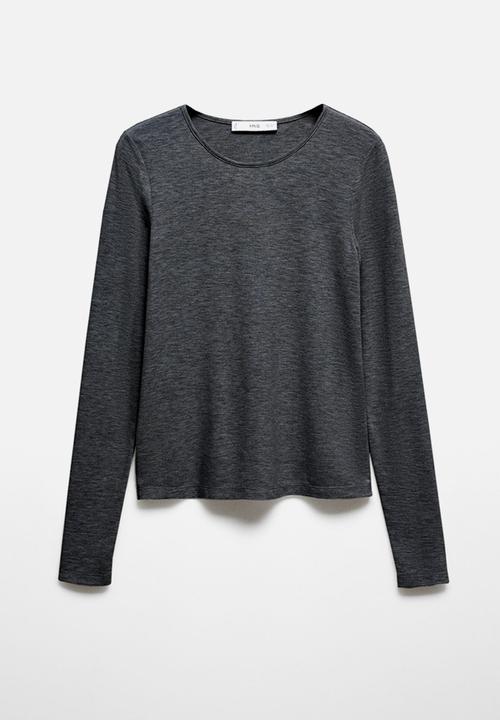 MANGO - T-shirt lucy - dark grey