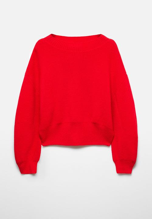 MANGO - Sweater car - red