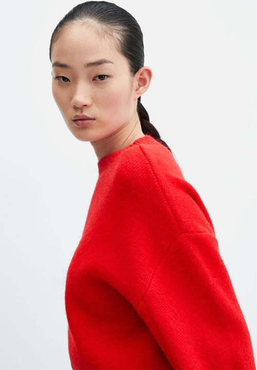 MANGO - Sweater car - red