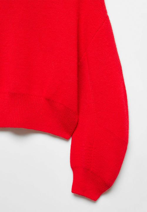 MANGO - Sweater car - red