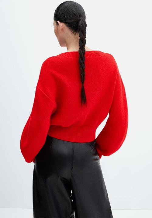 MANGO - Sweater car - red