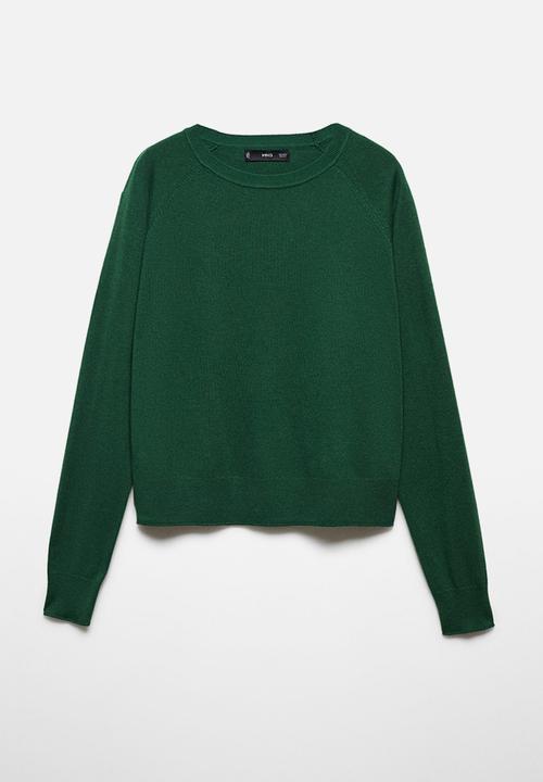 MANGO - Sweater lucca - dark green