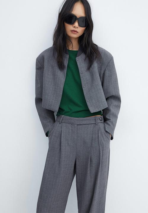 MANGO - Sweater lucca - dark green