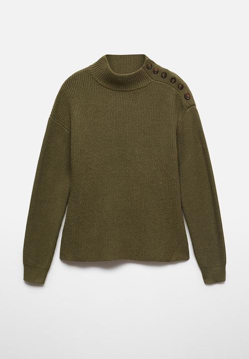 MANGO - Sweater lalo - beige/khaki