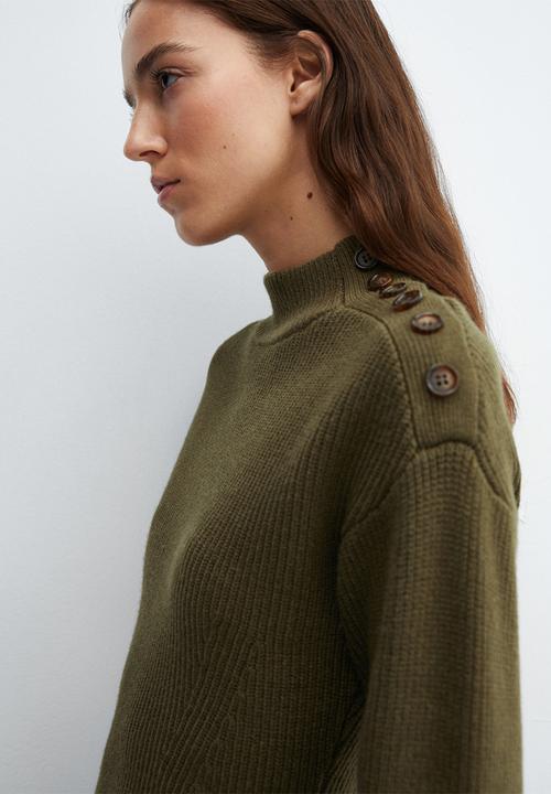 MANGO - Sweater lalo - beige/khaki
