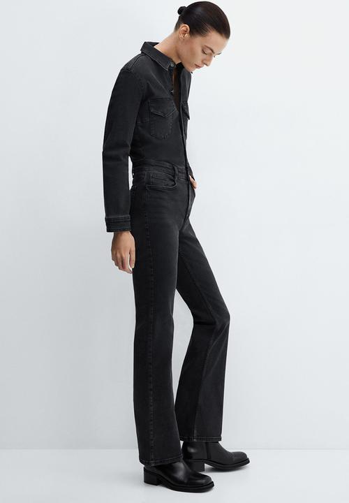 MANGO - One-Piece Suit Judith - Open- Grey