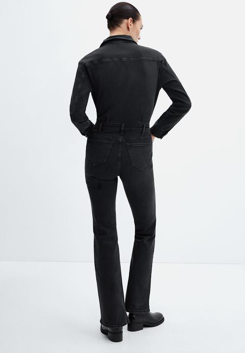 MANGO - One-Piece Suit Judith - Open- Grey
