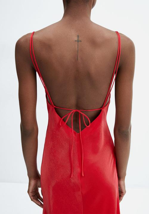 MANGO - Dress Mafaldi - Red