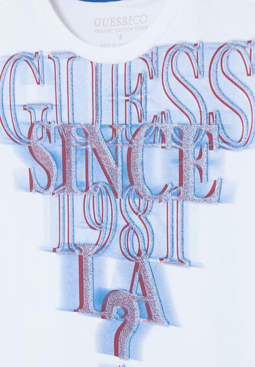 GUESS - Short sleeve T-shirt - pure white