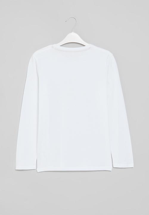 GUESS - Long sleeve T-shirt - pure white