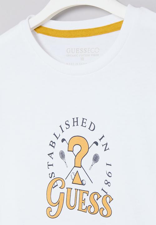 GUESS - Long sleeve T-shirt - pure white