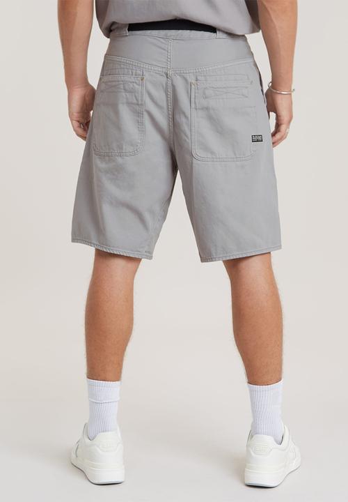 G-STAR - Travail ShortSteer ecru 10oz denim r - renaissance correct grey gd