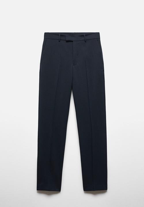 MANGO - Trousers boreal - navy