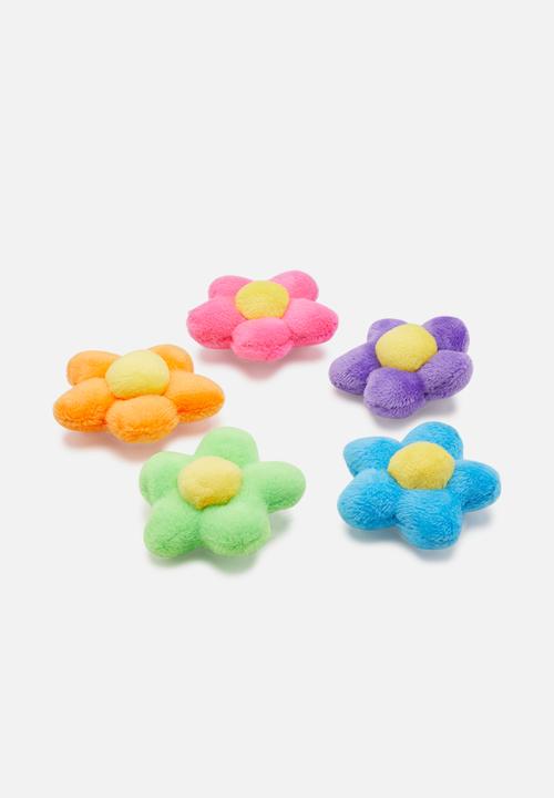 Crocs - Plush Flower Power 5 Pack jibbitz - multi