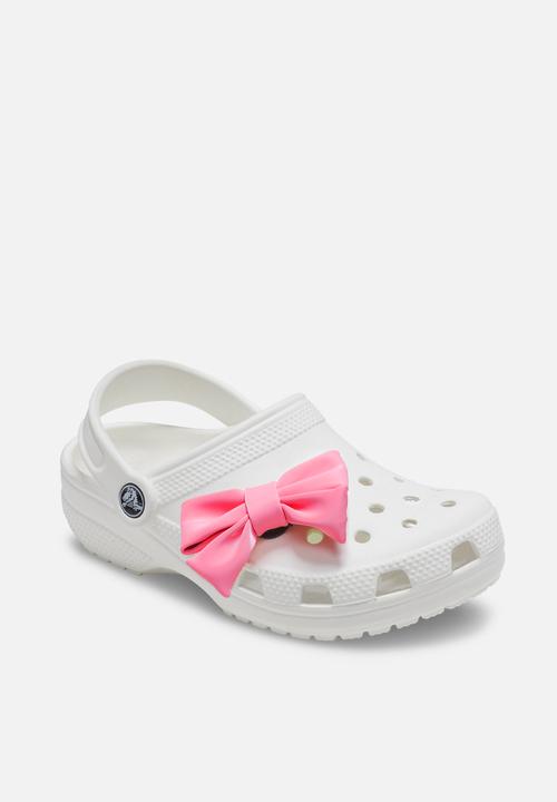 Crocs - Hyper Pink Bow Loose jibbitz - pink