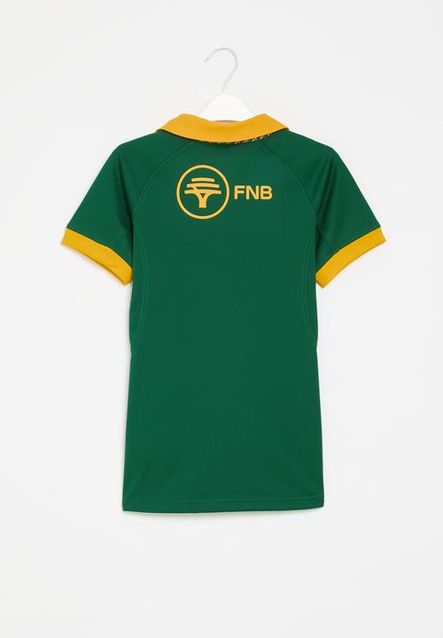 Nike - Springbok Y Nk Stdm Ss Jsy Hm - green & gold 