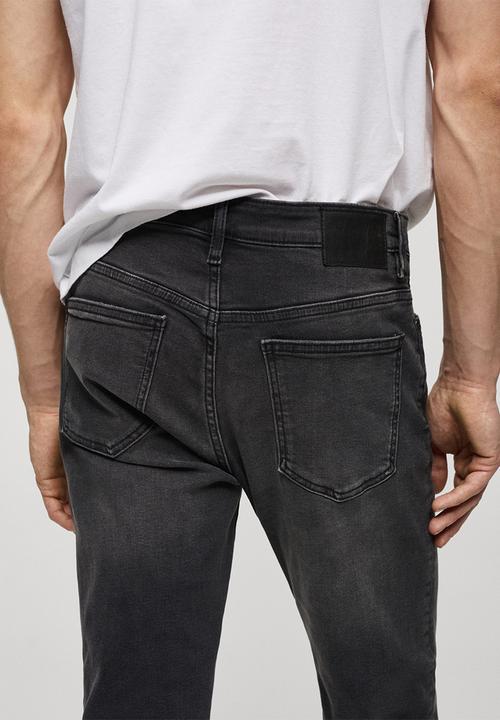 MANGO - Jeans jude -dark denim grey