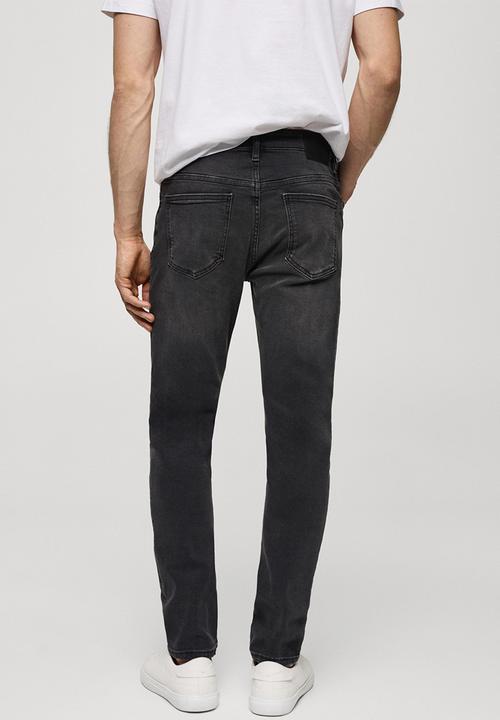 MANGO - Jeans jude -dark denim grey