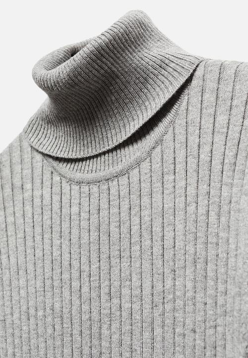MANGO - Dress Goletac - Light Pastel Grey