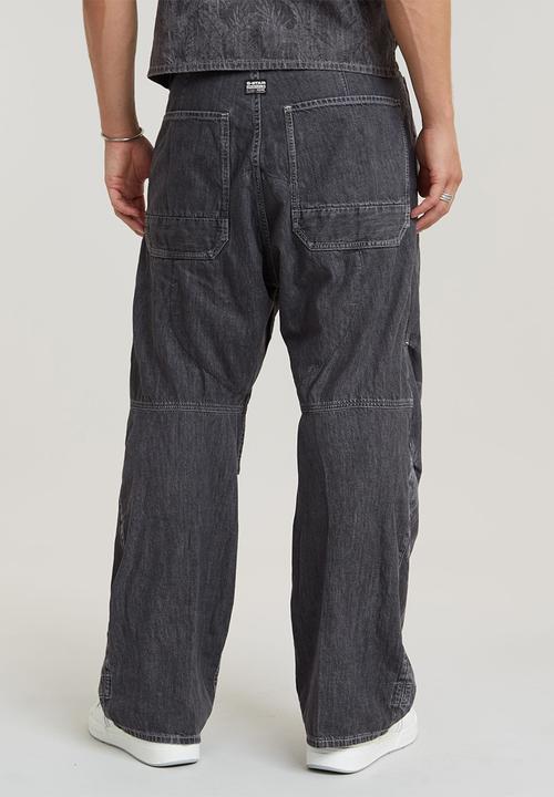G-STAR - Pleated Denim PantLt wt kala black denim - faded acero grey