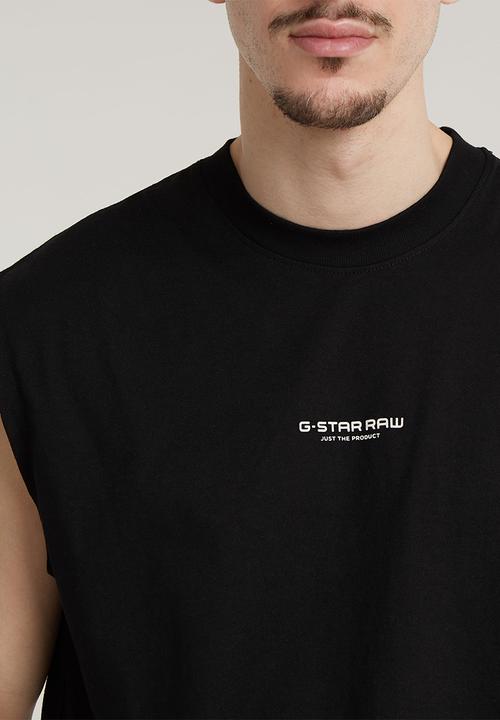 G-STAR - Boxy r t s\l Dry jersey o - dk black