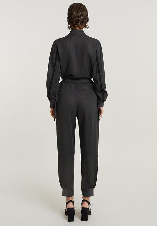 G-STAR - Zip wide jumpsuit wmn - petrol