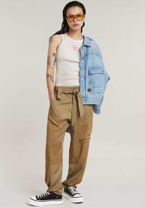 G-STAR - Tone On Tone Cargo Pant Wmn - Coriander