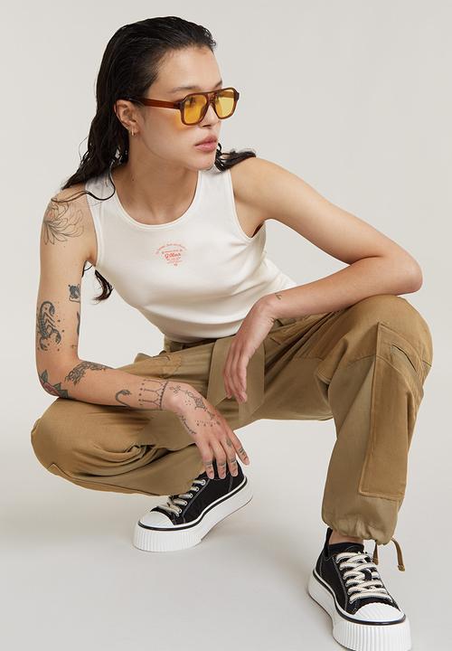 G-STAR - Tone On Tone Cargo Pant Wmn - Coriander